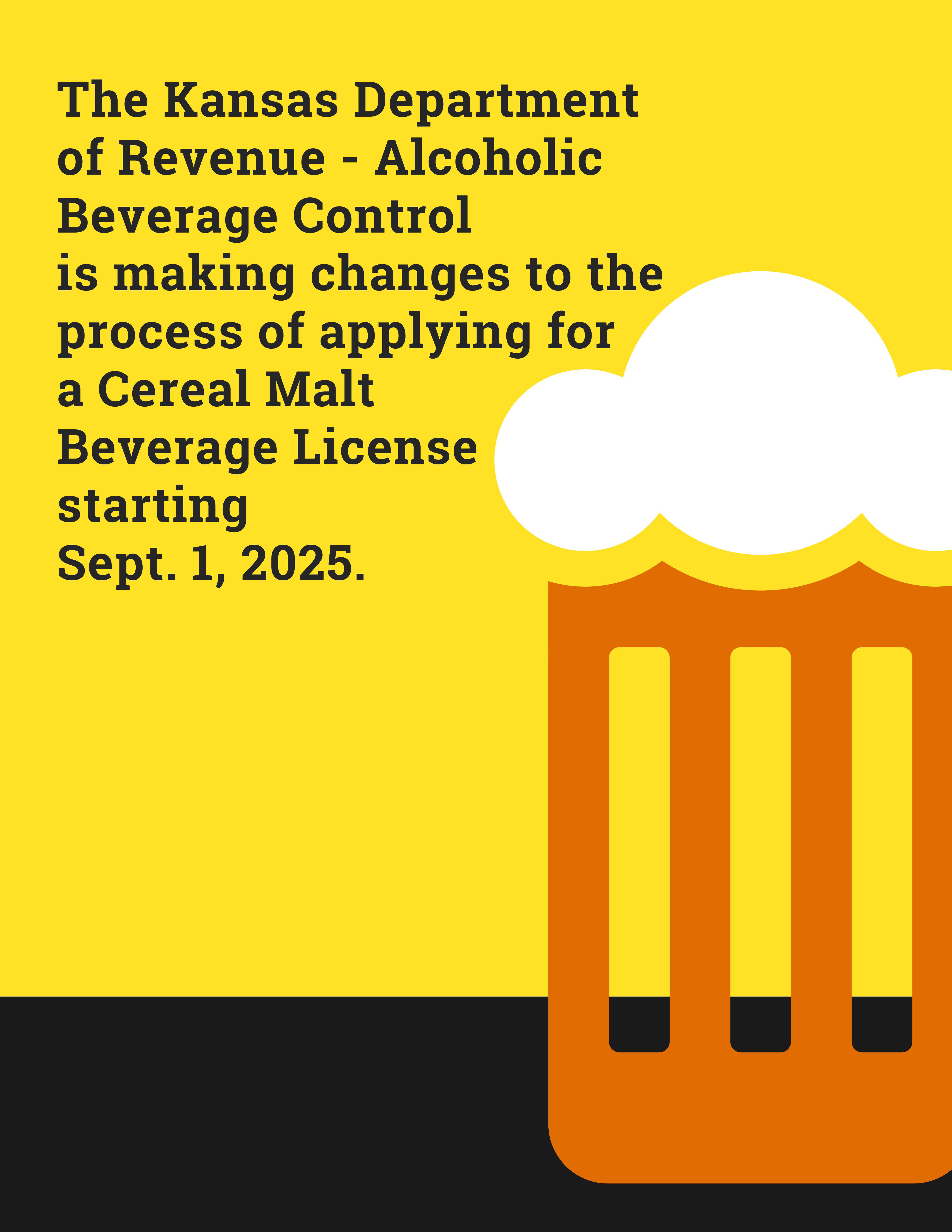 Changes Coming to Cereal Malt Beverage Licensing Sept. 1st - News Image